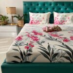 Bedsheet King Size Bed Cotton with 2 Pillow Cover