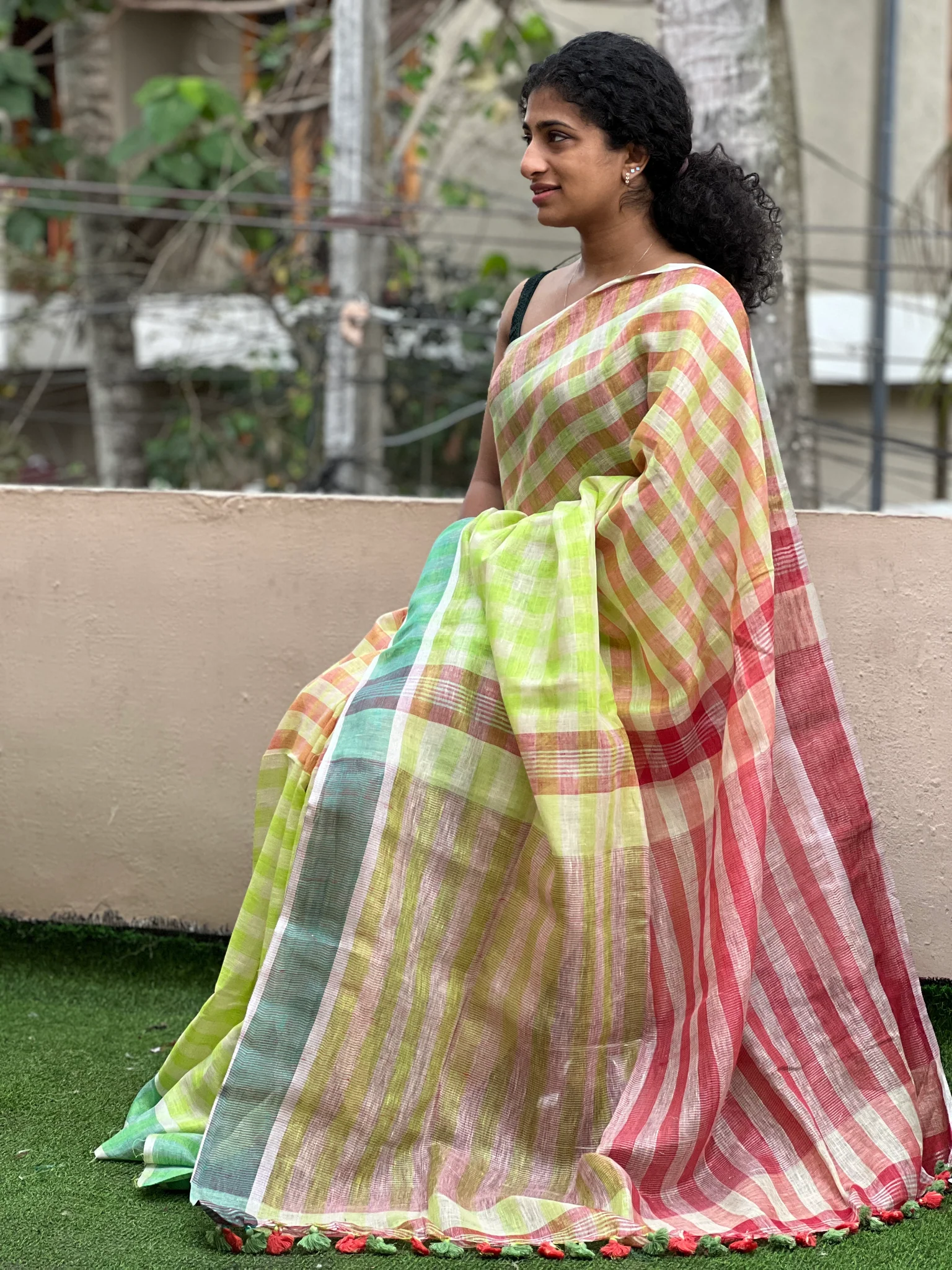 Linen Cotton Sarees1