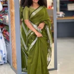 Linen Weaving Style Cotton Blended Saree